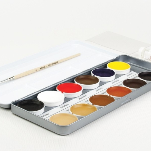 Heinrich König Fa retusáló, 12 szín