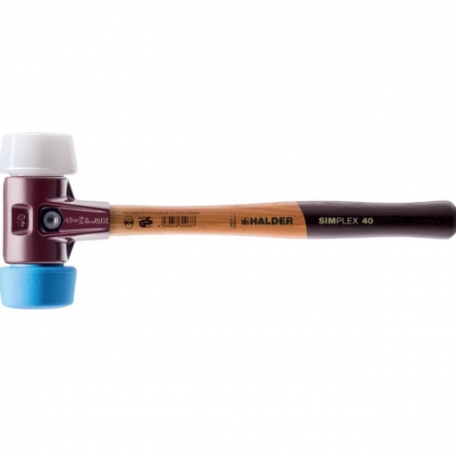 Halder Simplex 40:50 puha gumi / műanyag felületű kalapács parkettázáshoz
