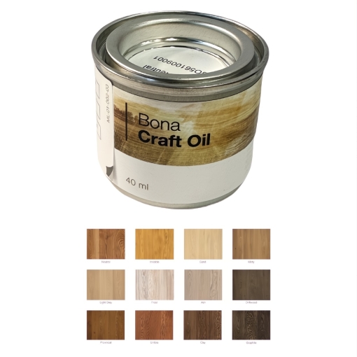 Bona Craft Oil 1K színminták 40ml