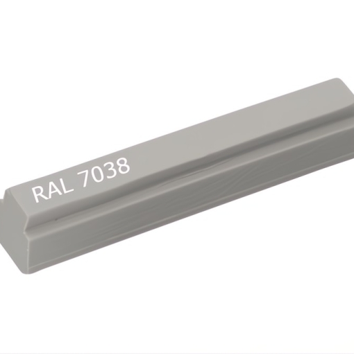 Heinrich König Puha viasz 8 cm Achát szürke RAL 7038