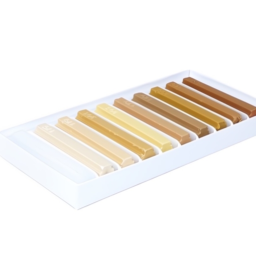 Heinrich König puha viasz, 712-es sorozat, fa tónusú, 10 x 8 cm