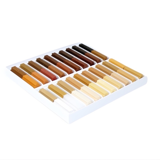 Heinrich König puha viasz, 730-as sorozat, fa tónusú, 40 x 4 cm