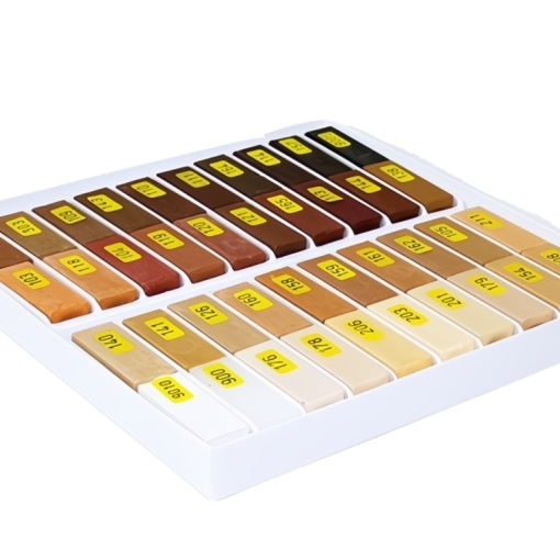 Heinrich König kemény viasz, sorozat 730 fa tónus, 40 x 4 cm