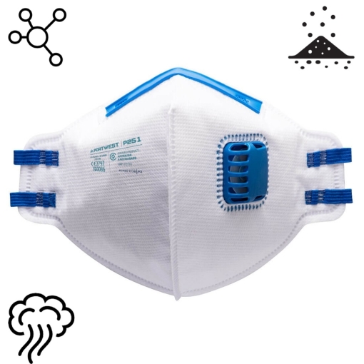 P251 FFP2 szelepes porálarc (20 db)