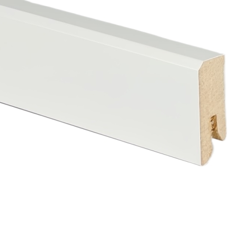 4cm magas MDF 630 white szegélyléc
