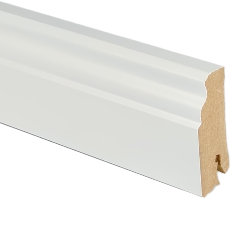 6cm magas MDF 624 white szegélyléc