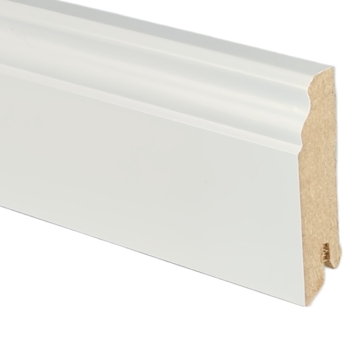 8cm magas MDF 625 white szegélyléc