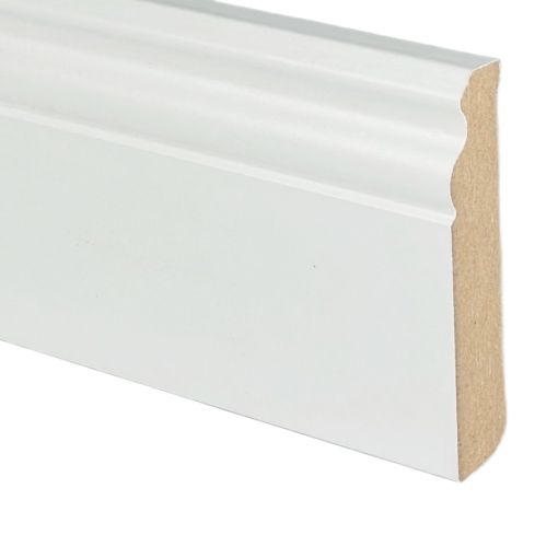 10cm magas MDF 626 white szegélyléc