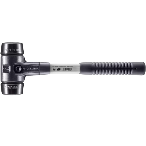 Halder Simplex gumikalapács megerősített öntöttvas házzal és üvegszálas nyéllel D=60mm