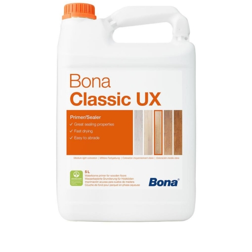 Bona Prime Classic UX parkettalakk alapozó 1L és 5L kiszerelés.