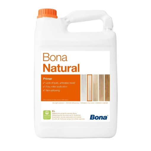 Bona Primer Natural alapozó 1L és 5L kiszerelés.