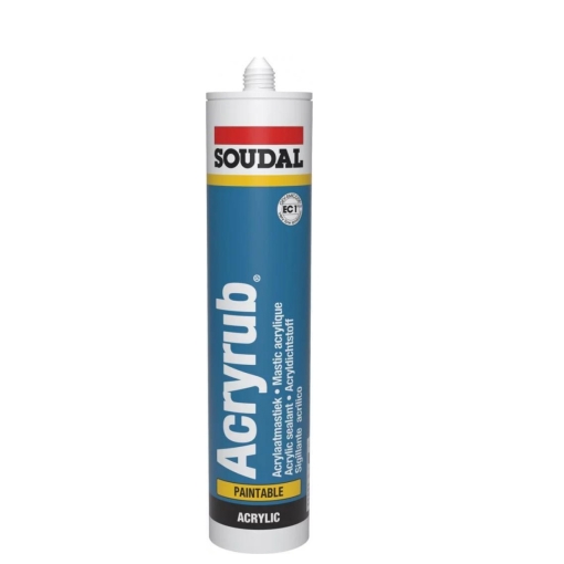 Soudal Acryrub White festhető akril tömítő 310ml