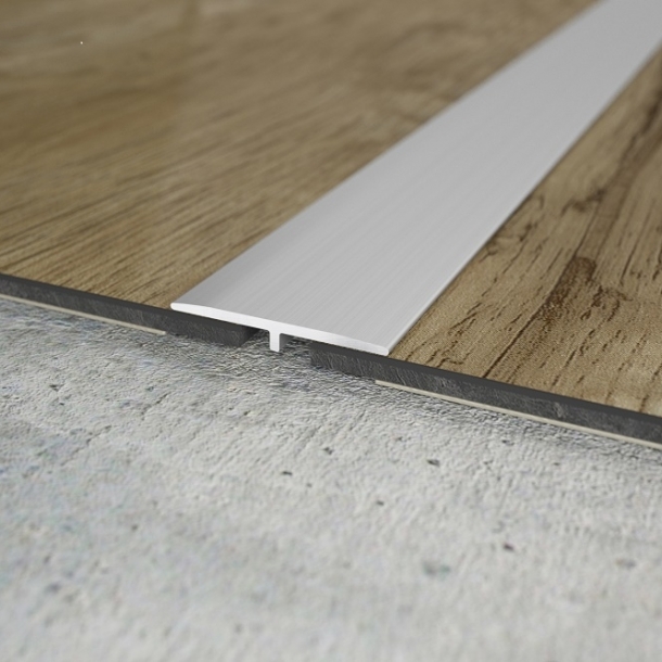 Minileiste Burkolatváltó profil ragasztott vinyl padlókhoz
